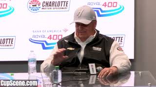 NASCAR at the Charlotte ROVAL Oct 2024 Kyle Larson post race [upl. by Ensign]