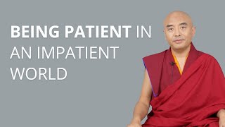 Being Patient in an Impatient World with Yongey Mingyur Rinpoche [upl. by Akima]