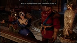 Dragon Age Inquisition  Political Machinations Between Gaspard Celene and Briala [upl. by Brunell478]