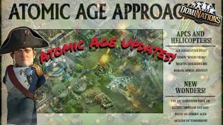 236 DomiNations  Atomic Age Reveal Update New troops and wonders explained [upl. by Roee]