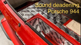 Sound deadening the Porsche 944 [upl. by Uwton280]