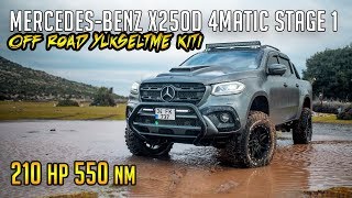 Mercedes X Class X250d 4MATIC Stage 1  OFFROAD Yükseltme Kiti  Active Sound Egzoz  Test Ettik [upl. by Marentic]