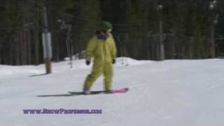 How to Snowboard Step 9  Linking Turns [upl. by Nwahs]