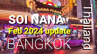 Walking Soi Nana amp Nana Plaza Bangkok nightlife 2024 Thailand [upl. by Airemaj]