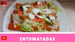 ENTOMATADAS DE POLLO MEXICANAS COMPLACIENDO PALADARES [upl. by Gleeson]