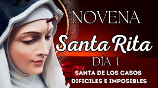 NOVENA A SANTA RITA DE CASIA🌹 DIA 1🌹SANTA DE LOS CASOS URGENTE E IMPOSIBLES santarita novena [upl. by Rosemarie]