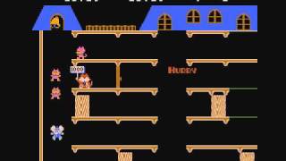 Famicom Mappy マッピー 1LoopRound116 PLAY [upl. by Olsen496]