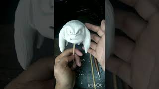 Sculpting Knuckles sonic hedgehog 2sonic2 sonicthehedgehog2 clay clayart [upl. by Isidro]