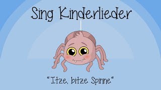 Itze Bitze Spinne  Kinderlieder zum Mitsingen  Sing Kinderlieder [upl. by Llehctim]