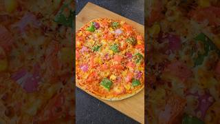 Pizza 🍕 viralvideorecipestreetfoodfoodshortvideocooking poonamscookery veg pizza foodie [upl. by Geri]