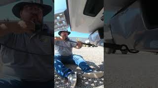 How to load a mower into the back of your truck These EZ Rizer Ramps are epic [upl. by Reg545]