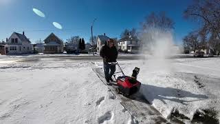 2023 Toro e21SP Single Stage Snow Thrower Review [upl. by Neron951]