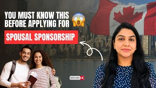 Dont Apply for Spousal Sponsorship Until You Know This  CIKH canada spousalsponsorship [upl. by Ettenay]