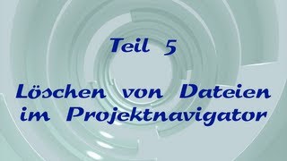 iOSProgrammierung für Einsteiger  5  Löschen von Dateien im Projektnavigator Xcode [upl. by Nnyleimaj426]