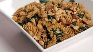 Pasta with Creamy Spinach Sauce  Recipe by Laura Vitale  Laura in the Kitchen Episode 251 [upl. by Ariamoy]