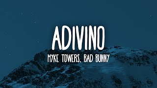 Myke Towers Bad Bunny  Adivino LetraLyrics [upl. by Adria]