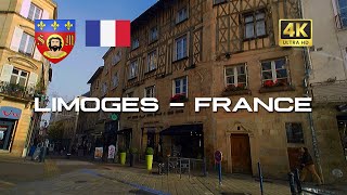 Limoges  France  Scenic Drivre  4k  60fps [upl. by Inimak]