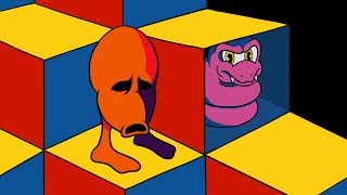 Qbert Arcade Demo  Gameplay [upl. by Eilsel]