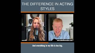 The difference in acting styles [upl. by Suciram]