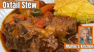 Southern Delicious Oxtail Stew  Ox Stew Recipe  Matties Kitchen [upl. by Rainer91]