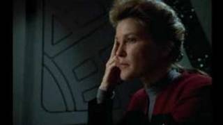 Janeway telling off Tom and blanna  startrek voyager [upl. by Anekam861]