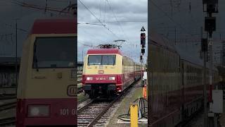 🚂 Die 101 001 im RheingoldLook rollt nach Basel AKERheingold auf seiner Reise nach Domodossol🌞 [upl. by Jere]