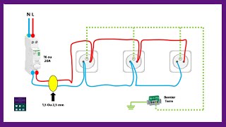 Comment Brancher Des Prise Electrique En Série I Schéma Electrique [upl. by Durand302]