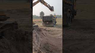 EXCAVATOR amp DUMP TRUCK AT WORK [upl. by Einnus]