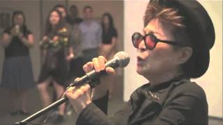 Yoko Ono Singing Like a Cat Over Gangnam Style PSY [upl. by Atoked]