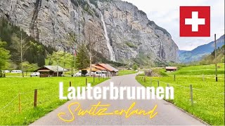 Driving in Switzerland in May 2023 from Lauterbrunnen to Weissenburg [upl. by Melar]