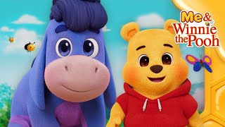 Pooh Bear and Eeyore Find Cloud Shapes  Me amp Winnie the Pooh 🍯  Vlog 23  disneyjr [upl. by Sydel]