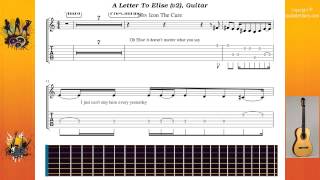 A Letter To Elise v2  Blink 182  Guitar [upl. by Ecissej]