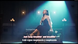 Ariana Grande  Breathin Lyrics y Subtitulos en Español Video Official [upl. by Campball]