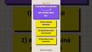 Quiz de Grammaire Française Les Propositions Participiales [upl. by Krefetz537]