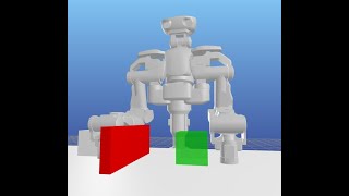 Nextage Robot Path Planning Using RRT [upl. by Sowell]