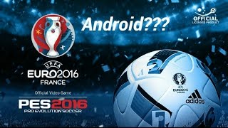 PES2016 EURO2016 ANDROID HOW TO DOWNLOAD PES2016 [upl. by Direj]