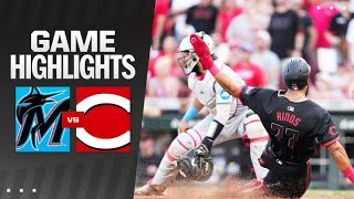 Marlins vs Reds Game Highlights 71224  MLB Highlights [upl. by Gernhard]