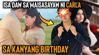 ISA DAW SIYA SA ISASAYAW NI CARLA SA KANYANG BIRTHDAY SINO KAYA SIYA [upl. by Aiouqahs]