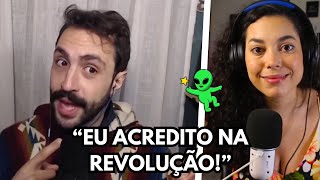 GUSTAVO GAIOFATO EXPLICA PORQUE ACREDITA NA REVOLUÇÃO BRASILEIRA  REACT História Cabeluda [upl. by Htial]