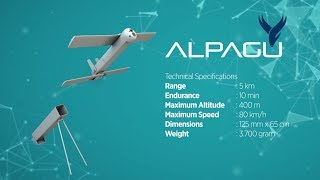 ALPAGU  FixedWing Autonomous Tactical Attack UAV [upl. by Anala]