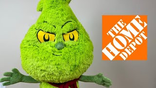 Mini Grinch Animatronic 2024 Home Depot Unboxing amp Demo [upl. by Bremer]