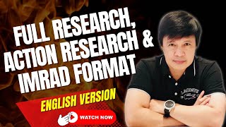 FULL RESEARCH ACTION RESEARCH amp IMRAD FORMAT [upl. by Airdnek]