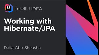 IntelliJ IDEA Working with HibernateJPA [upl. by Eartnoed211]