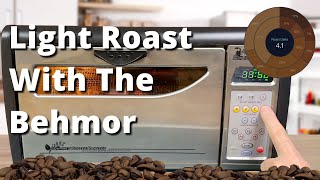 Light Roast on the Behmor Home Coffee Roaster [upl. by Nomae]