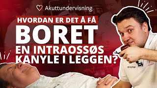 Hvor vond er en intraossøs tilgang IO kanyle [upl. by Gusti]