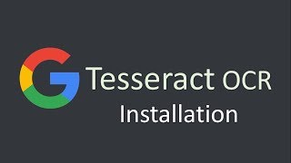 Install Tesseract OCR in Windows 10 [upl. by Malin]