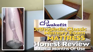 Wakefit Orthopaedic Mattress review and unboxing in Telugu best orthopaedic mattress for back pain [upl. by Eelarat]