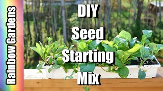 DIY Seed Starting Mix  NEW with Coco Coir Bricks Starting the Spring Garden Indoors  THE GARDEN [upl. by Ilahtan839]