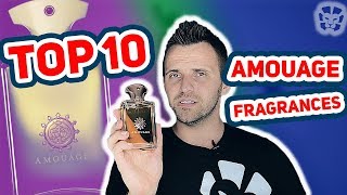 BEST FRAGRANCES BY AMOUAGE  TOP 10 PERFUMES [upl. by Eitsirk188]