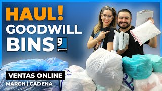 Haul De Ropa De Goodwill Bins Para Vender Online  March Cadena [upl. by Bail292]